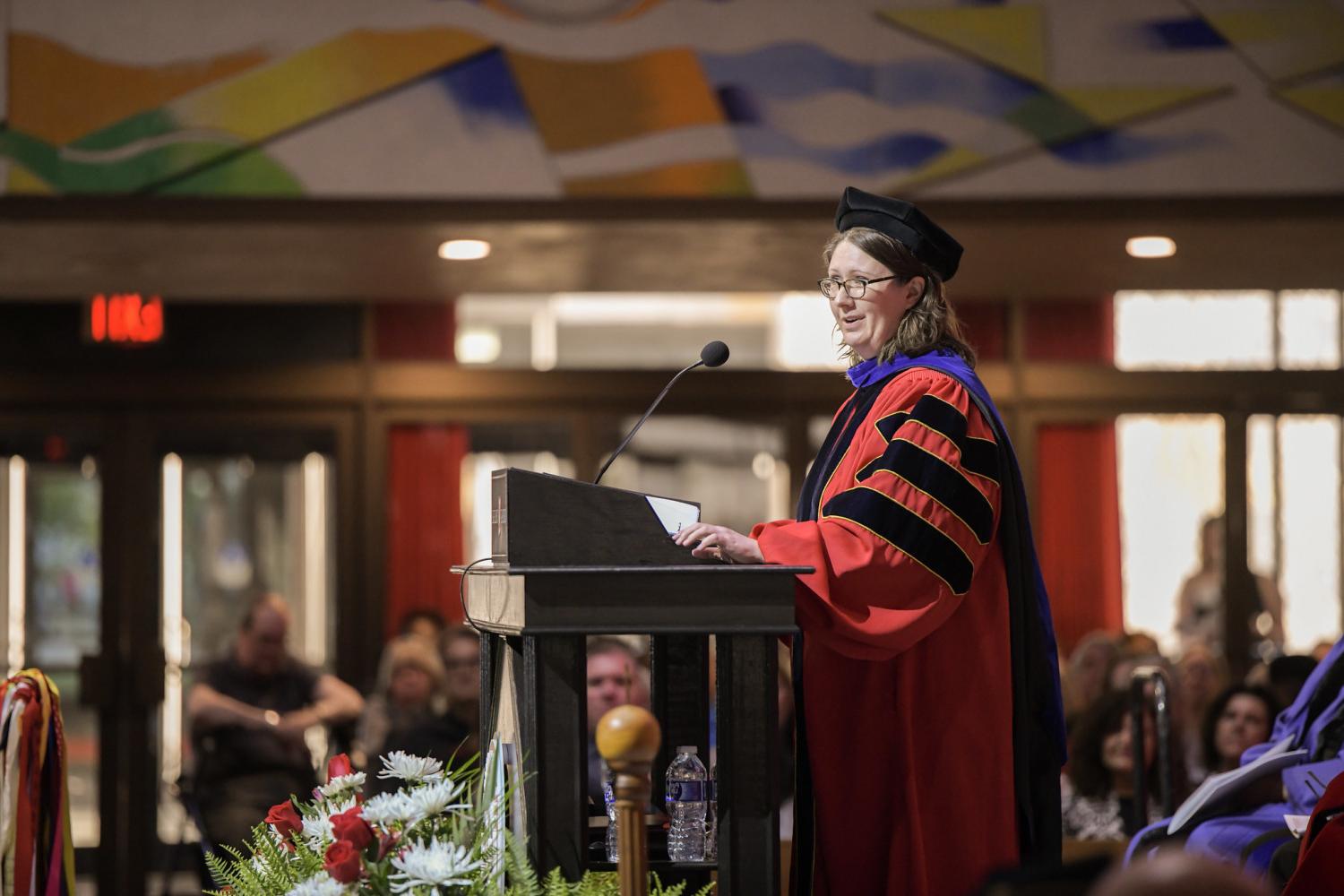 Professor Nina Weisling (教育) was selected by the Class of 2023 to be the faculty speaker a...